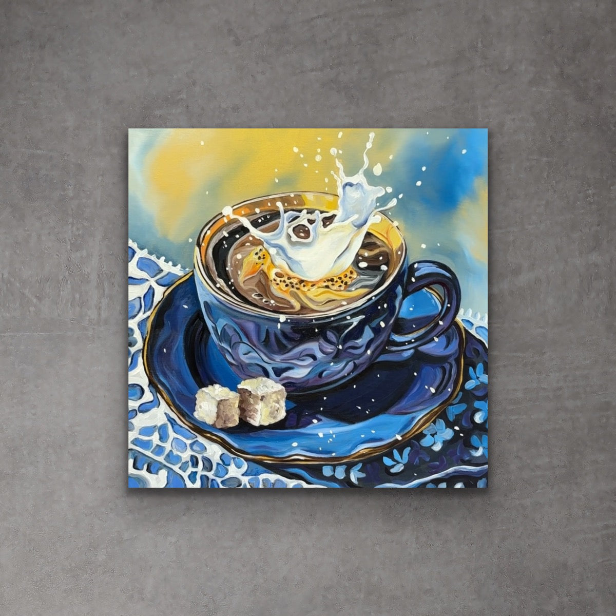 Two Cubes - 12x12 Original