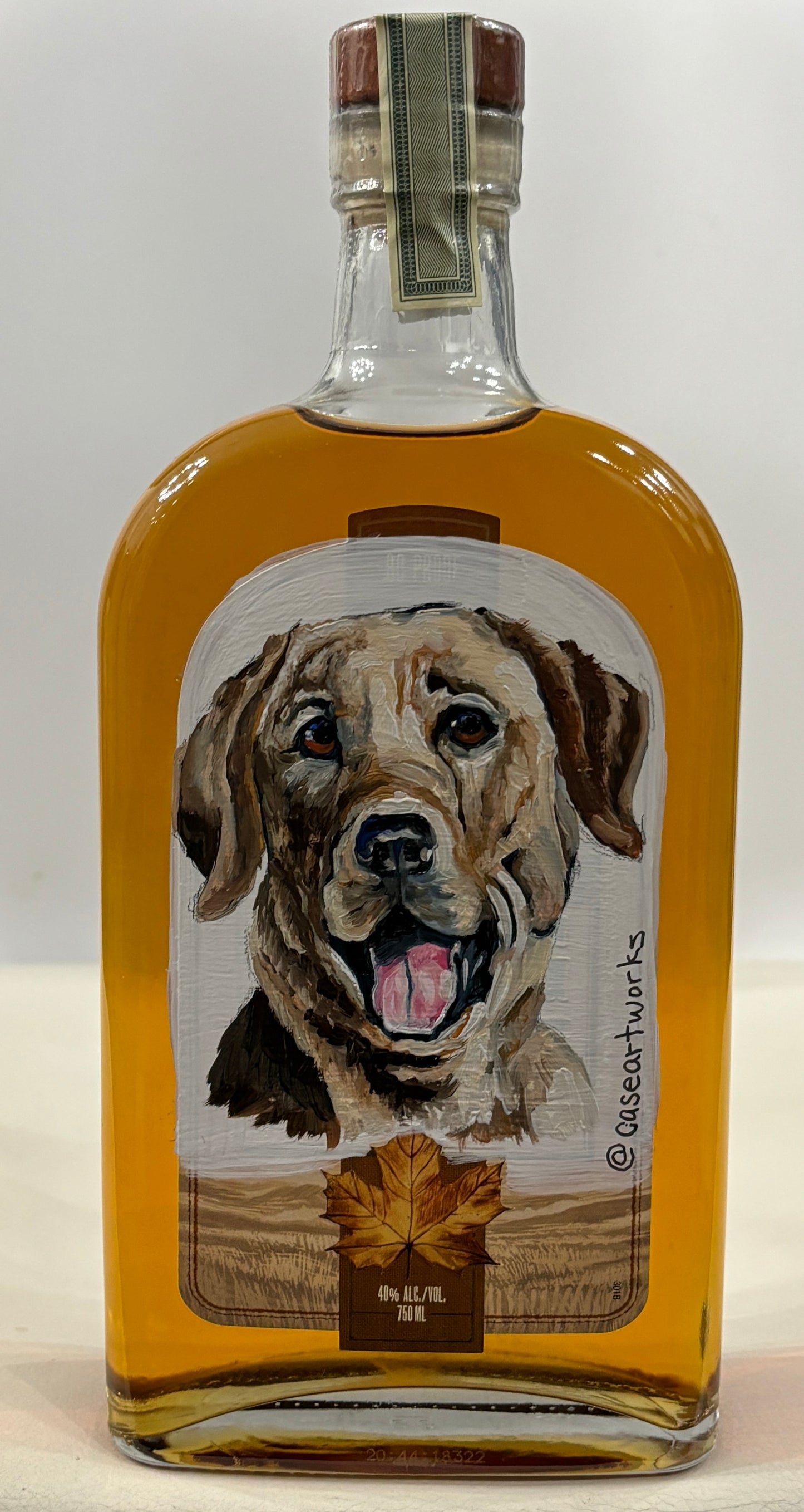 Custom Pet Portrait Liquor Bottle Gift