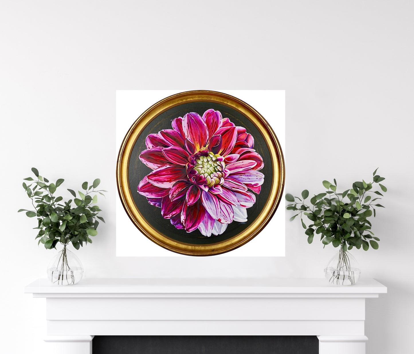 Fuchsia Flower - ORIGINAL 27x27 inch