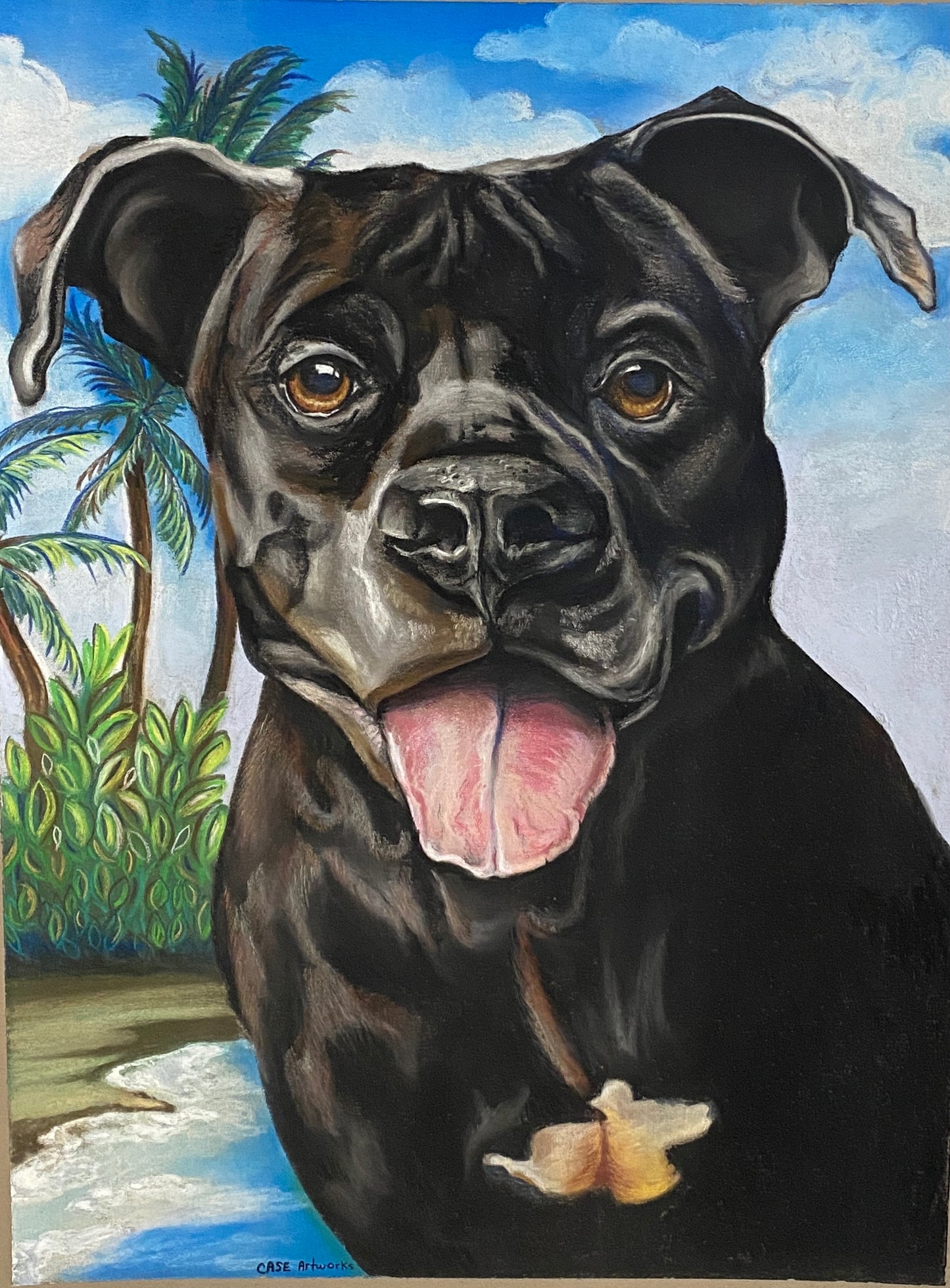 Custom Pastel Pet Portrait