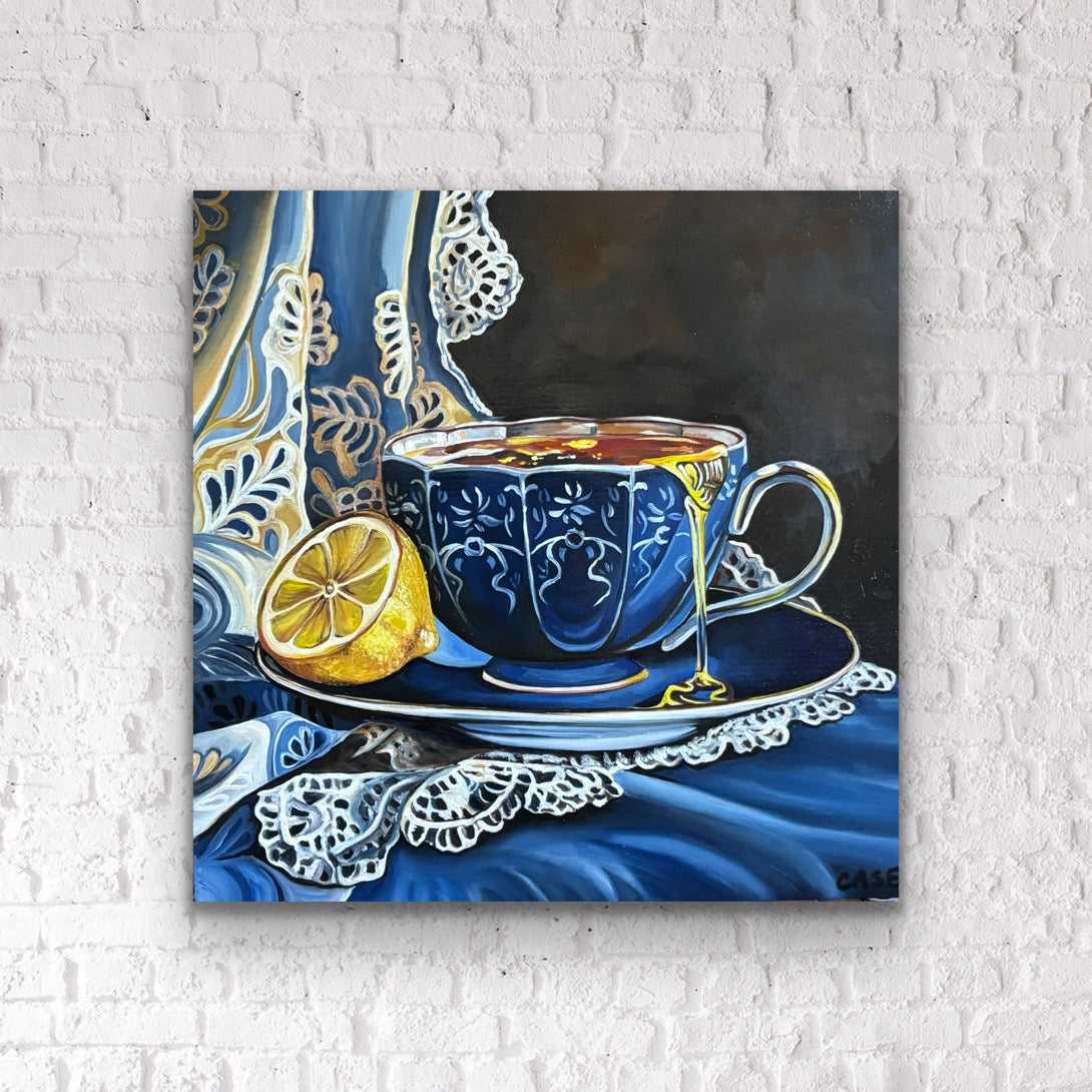 Tea Time - 12x12 Original