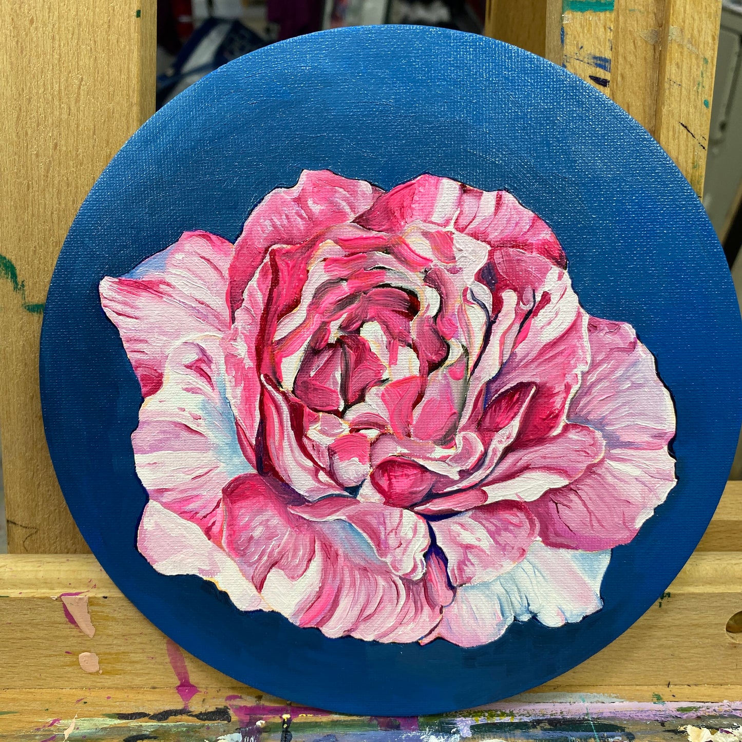 Rose in The Round - ORIGINAL 8 inch diameter