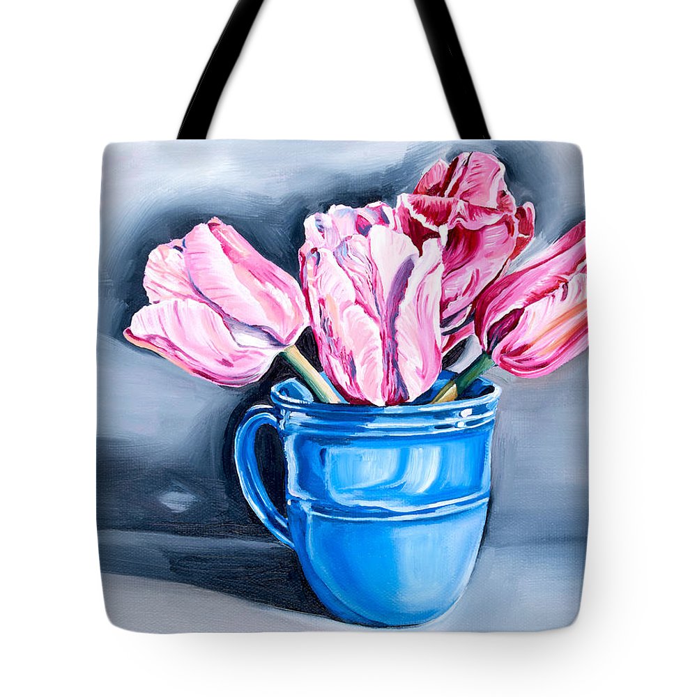 Pink Tulips - Tote Bag