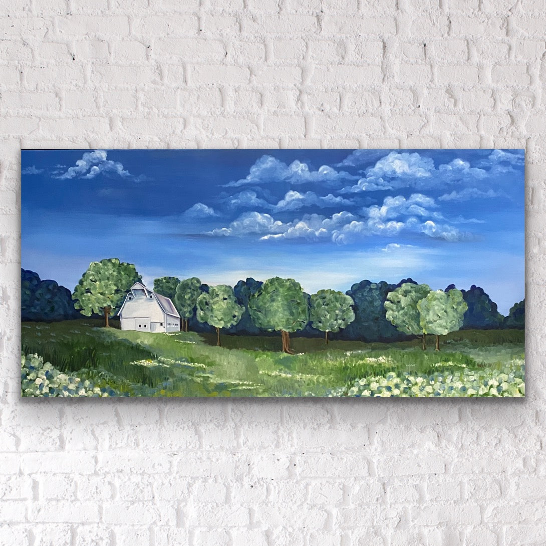 Historic Johnson Barn - ORIGINAL 36x72 inches