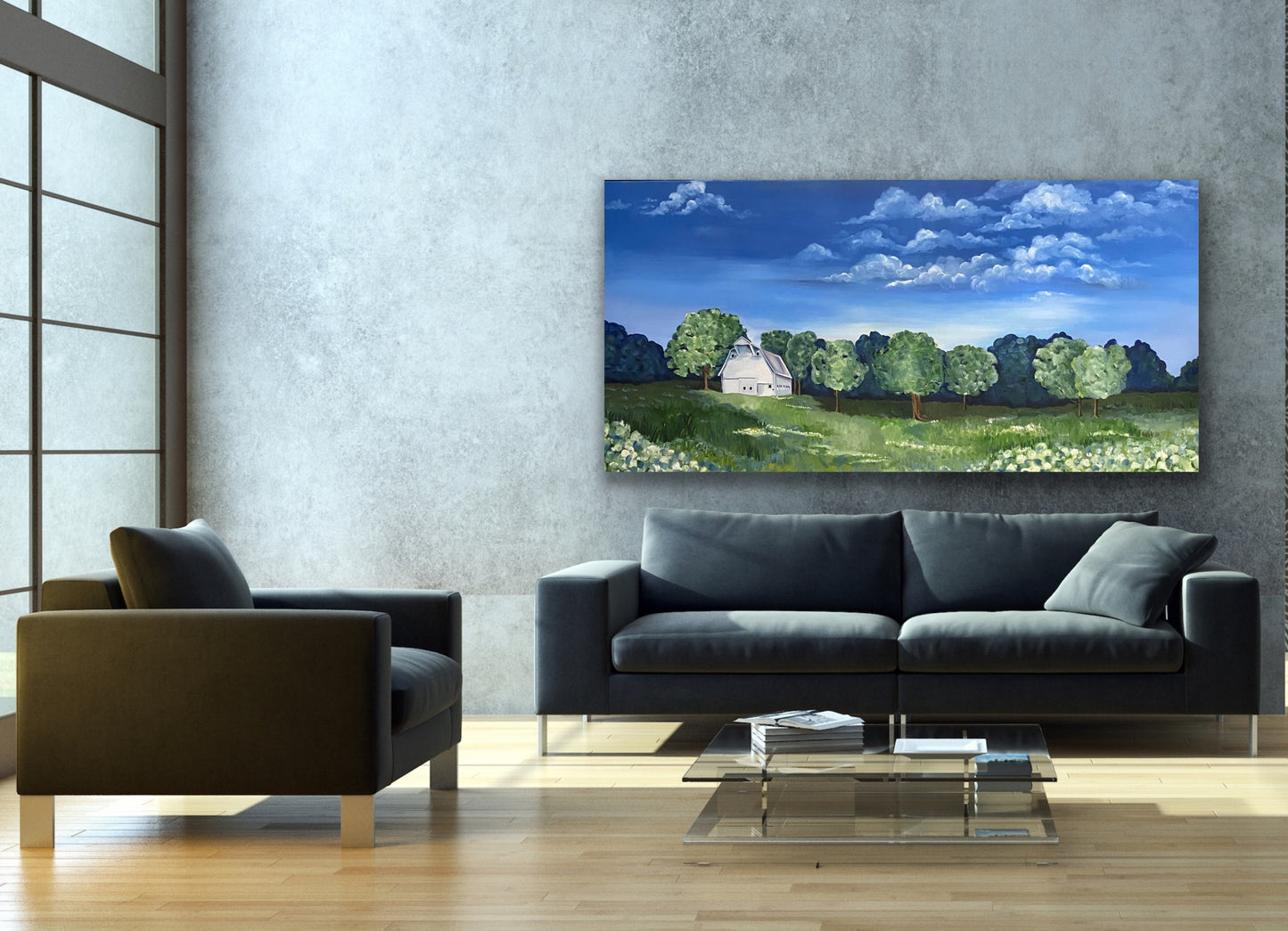 Historic Johnson Barn - ORIGINAL 36x72 inches