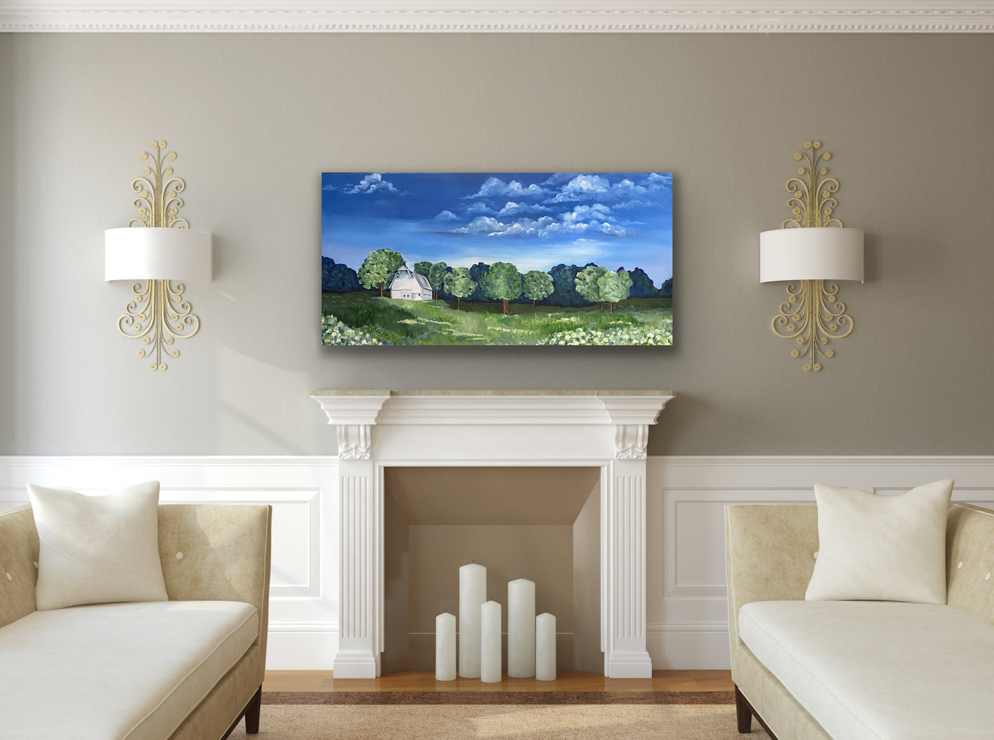 Historic Johnson Barn - ORIGINAL 36x72 inches