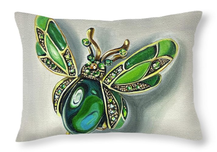 Brooch - Throw Pillow