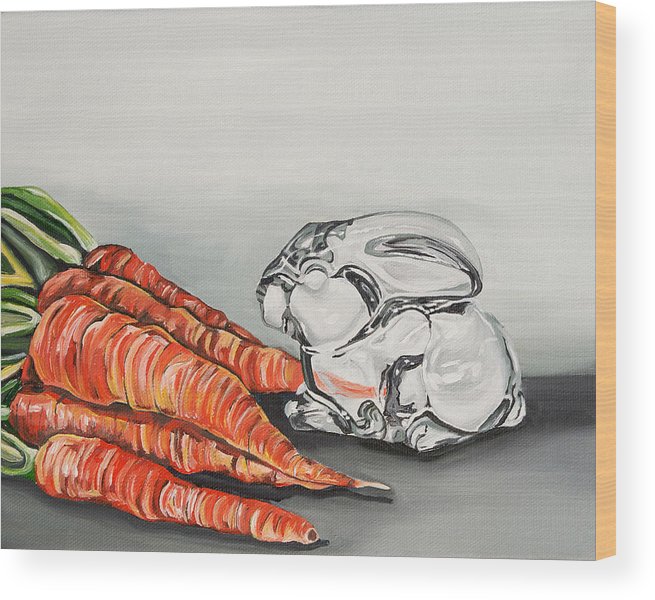 Glass Bunny - Wood Print