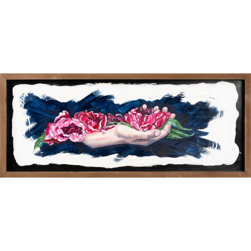 Hand Holding - ORIGINAL 24x10 inches
