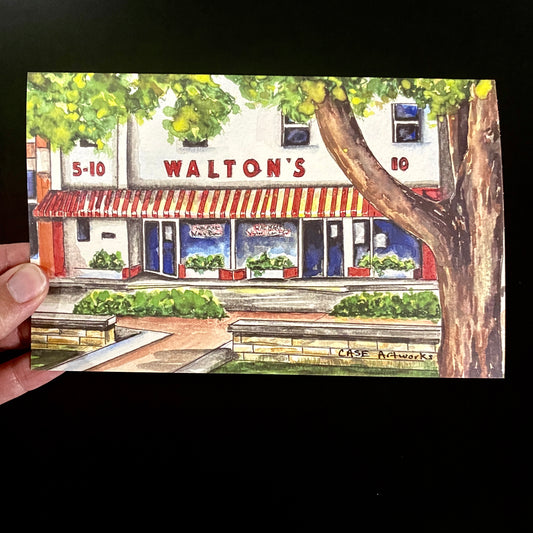 1 - 5x7 Folded Card - Bentonville, AR. Walton