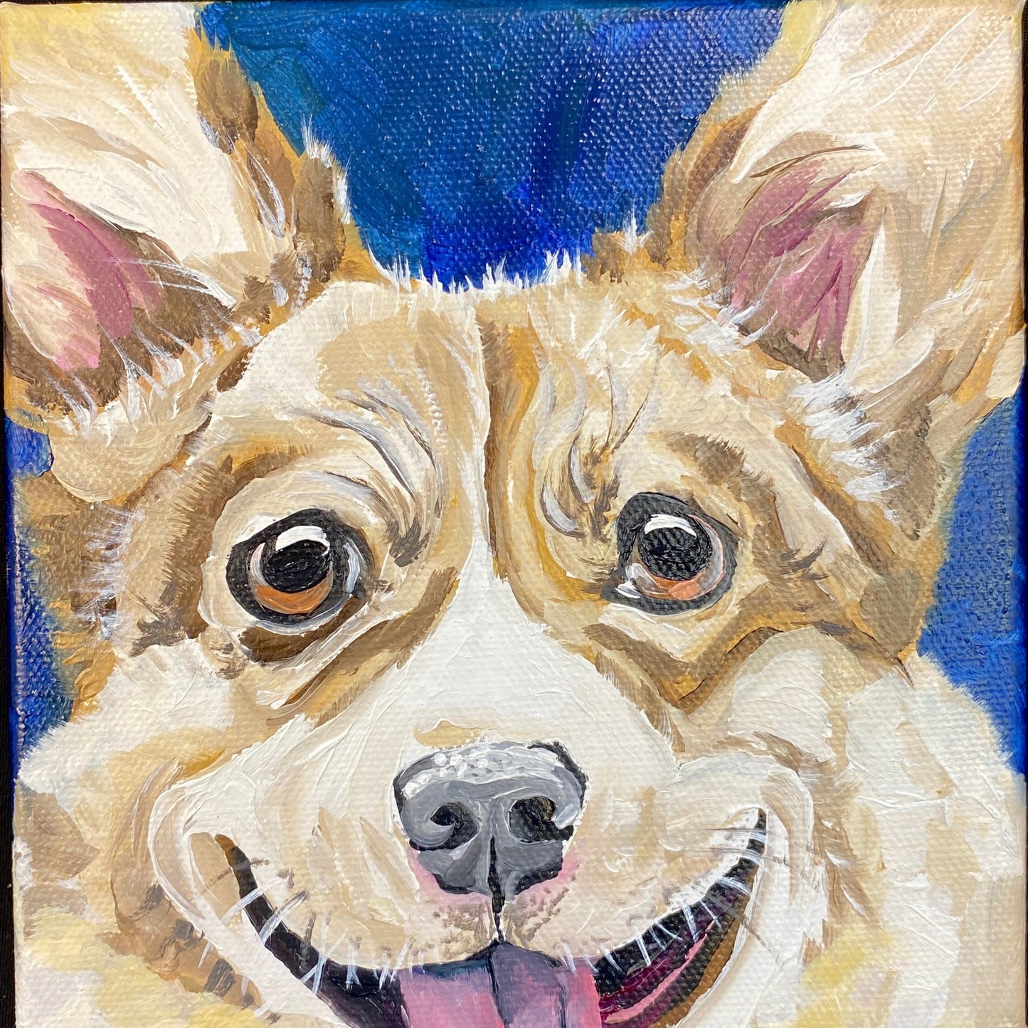 Square Pet Portrait 6x6 inches