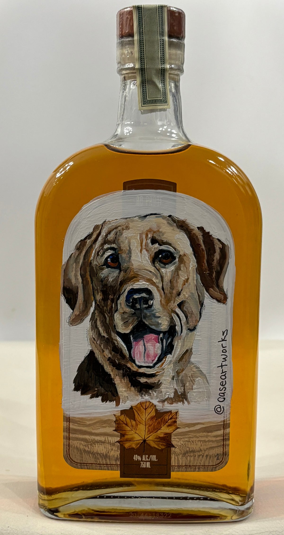 Custom Pet Portrait Liquor Bottle Gift