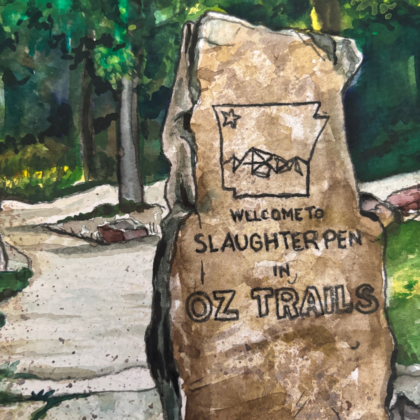 Razorback Greenway Print Club