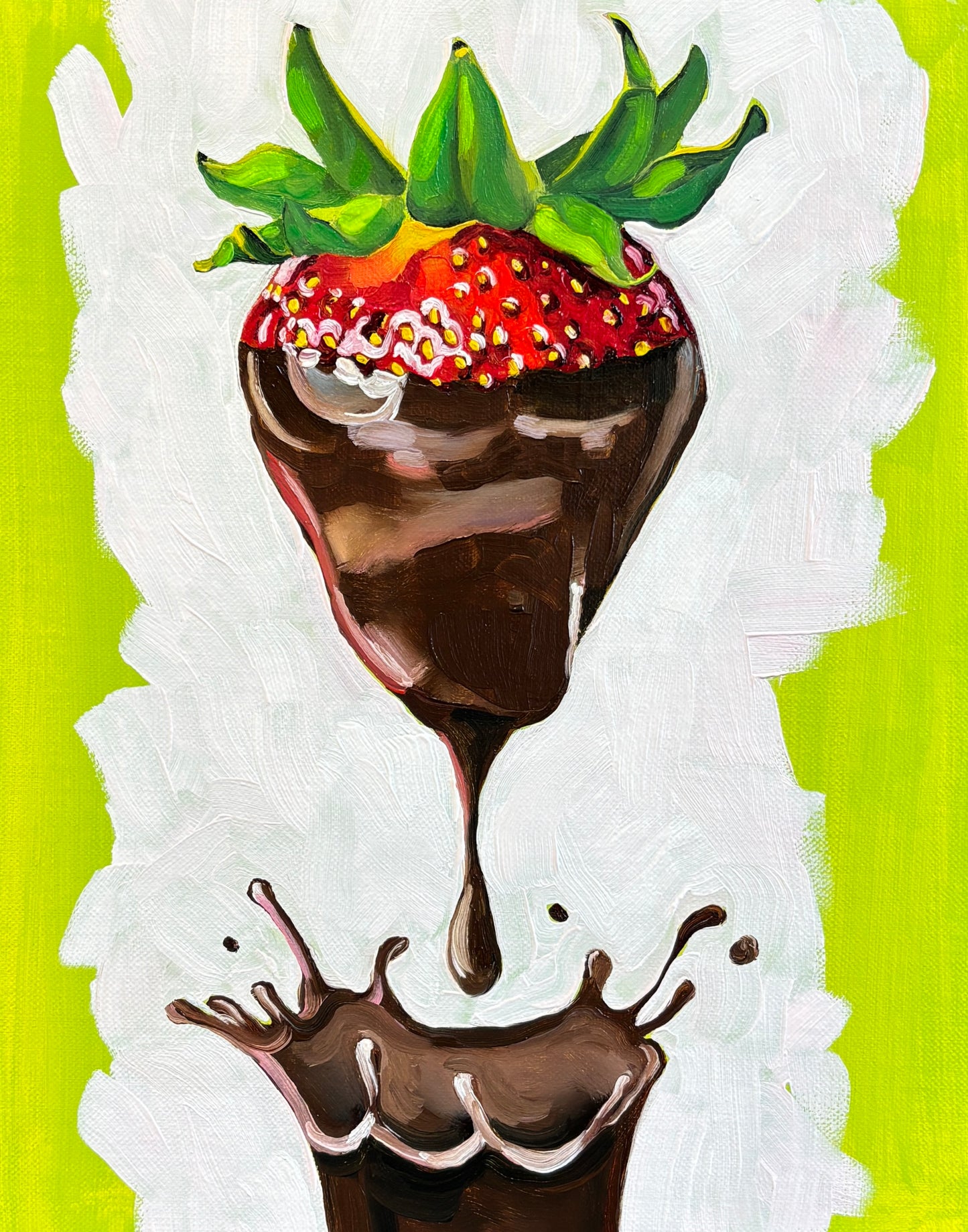 Strawberry Splash - Original 8x10