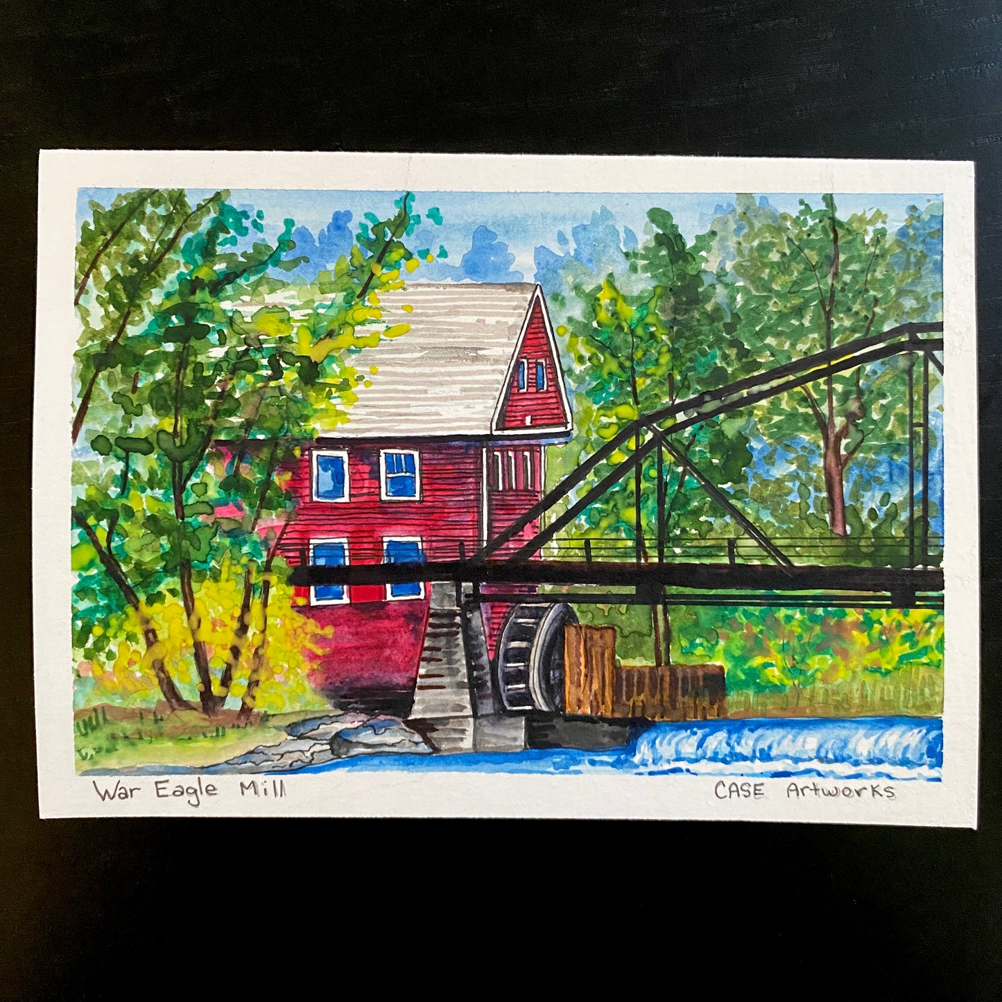 War Eagle Mill - Print 8x10 inches