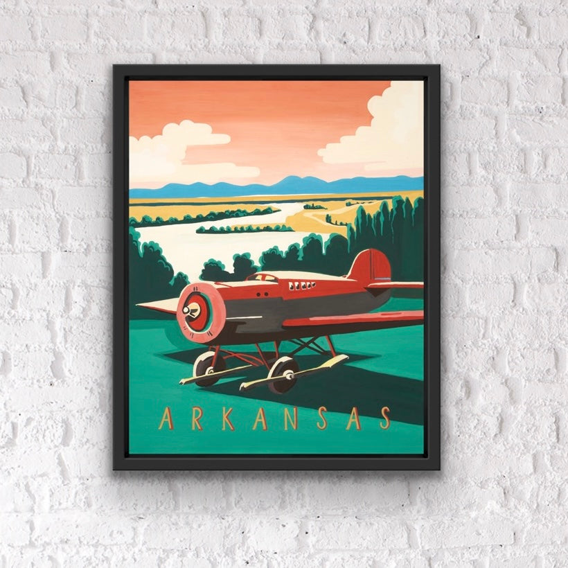 Arkansas Flies - ORIGINAL 16x20 inches