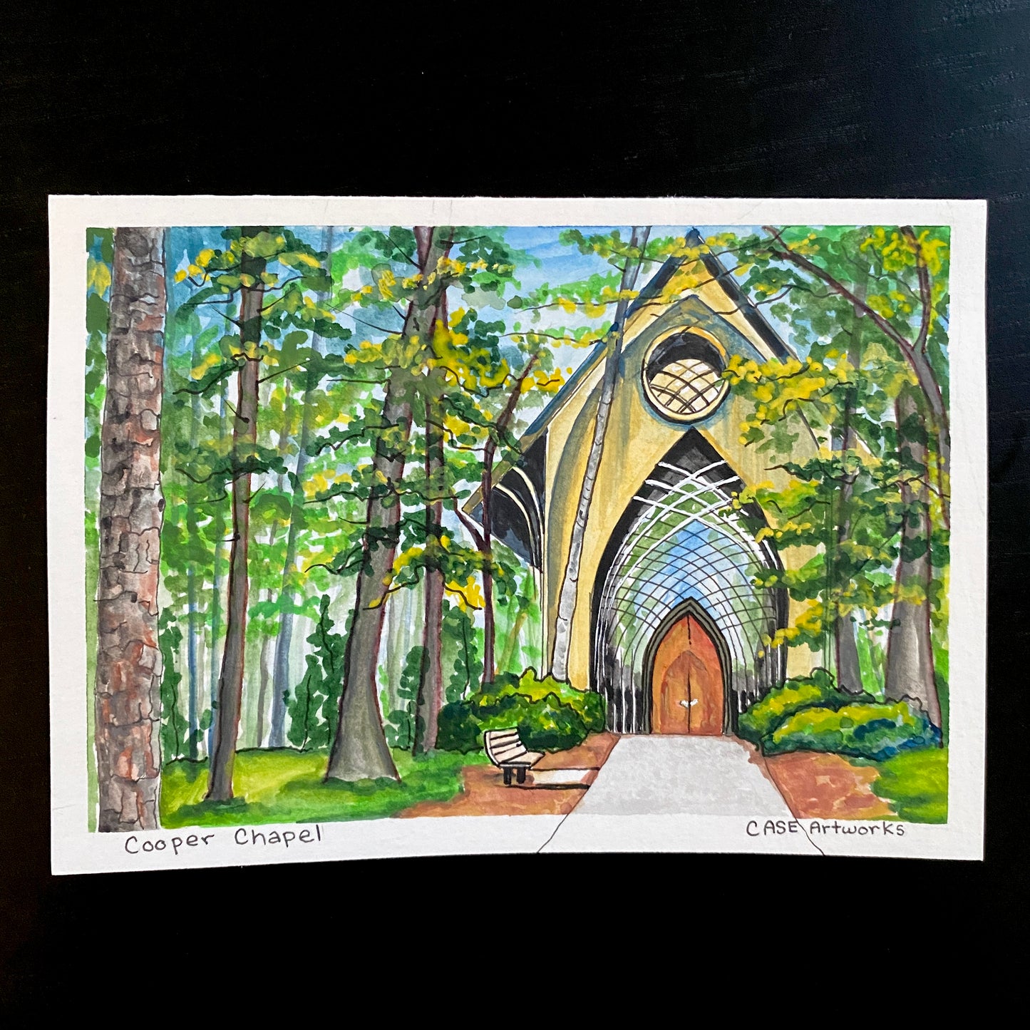 1 - 5x7 Folded Card - Cooper Chapel