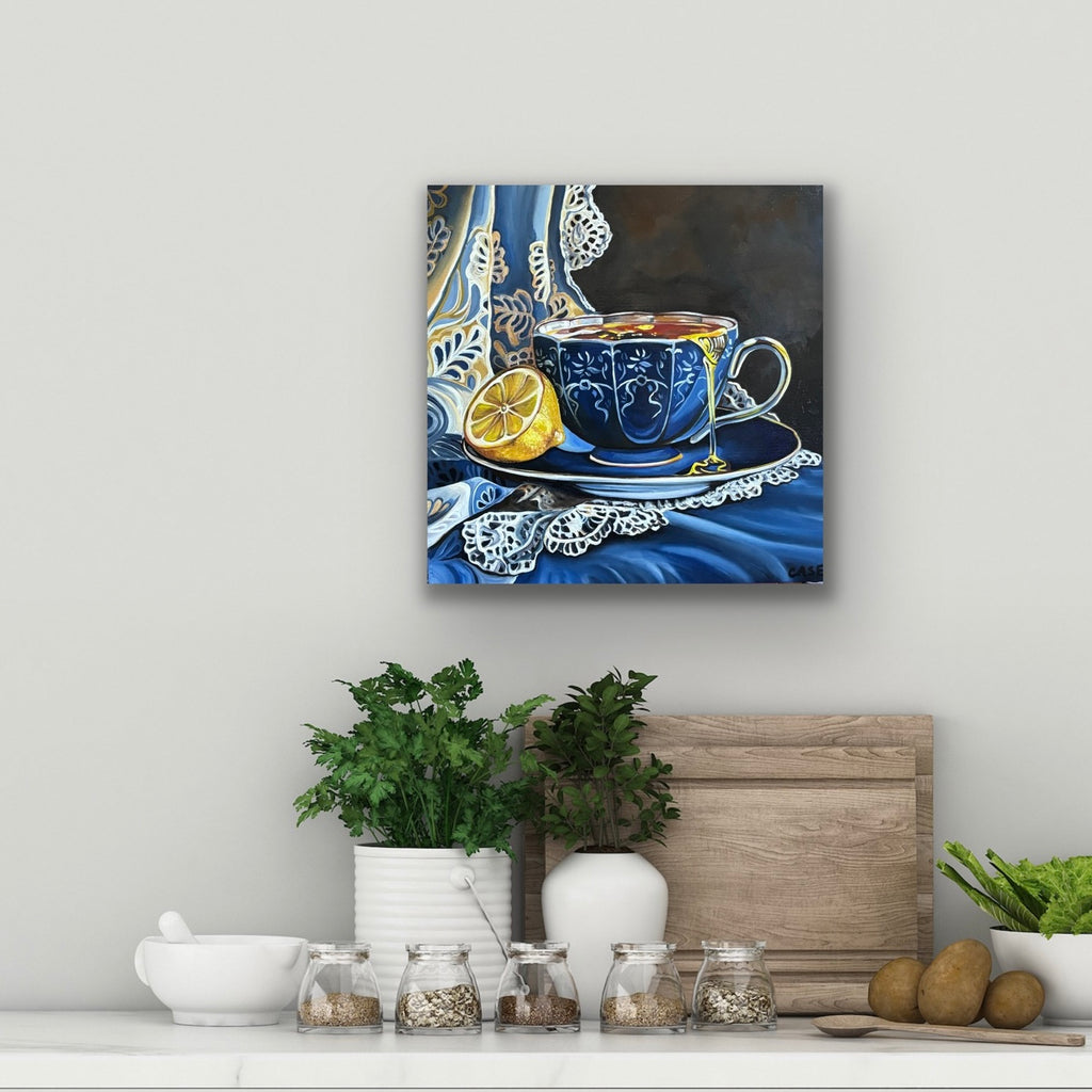 Tea Time - 12x12 Original