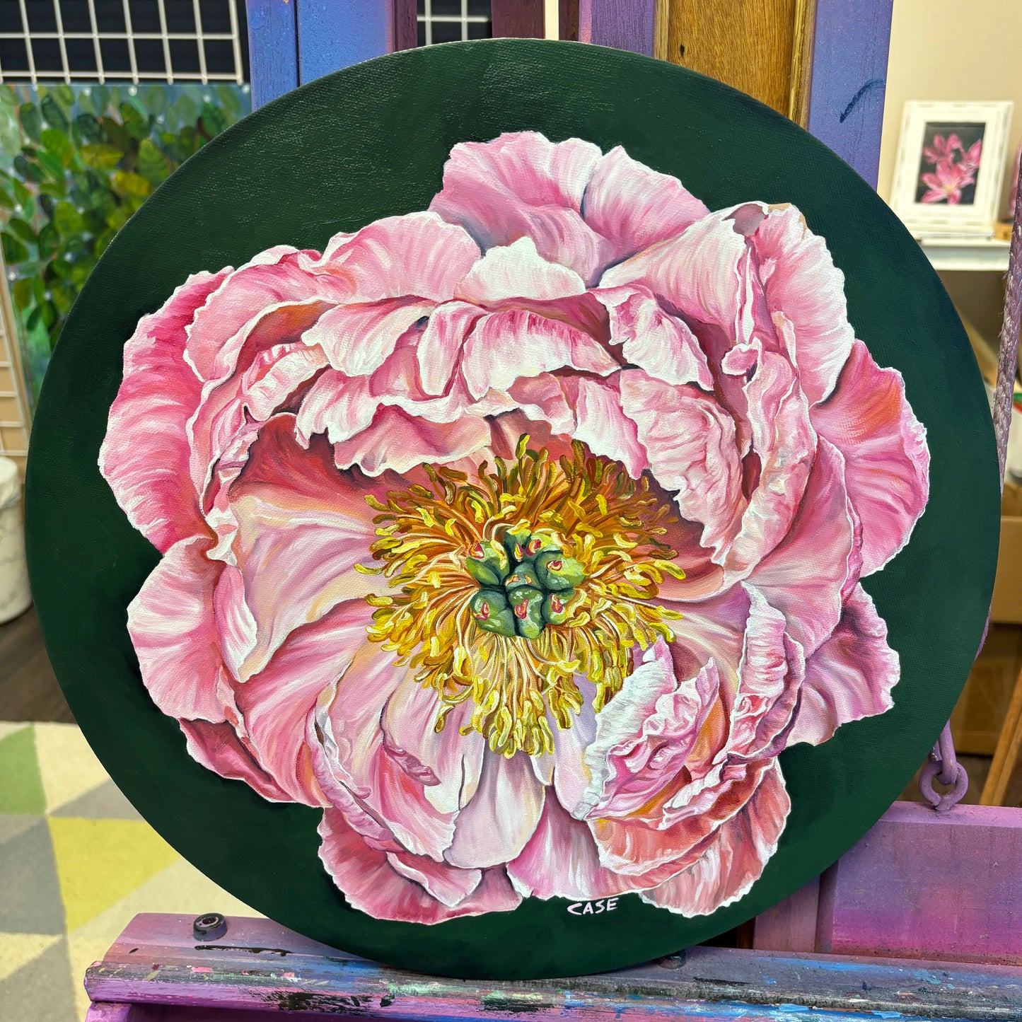 Moody Pink Peony - ORIGINAL