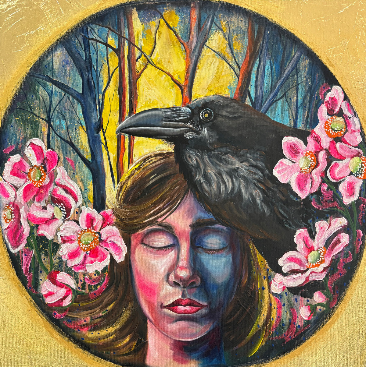 The Raven - Original 20x20