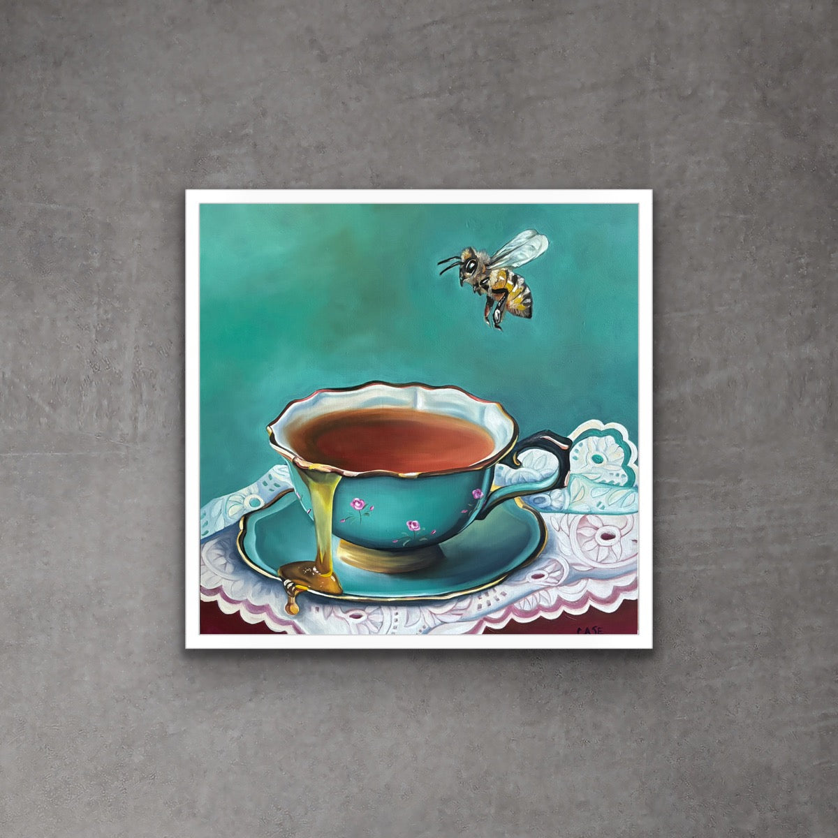 Honey Drop - PRINT 8x8 inches