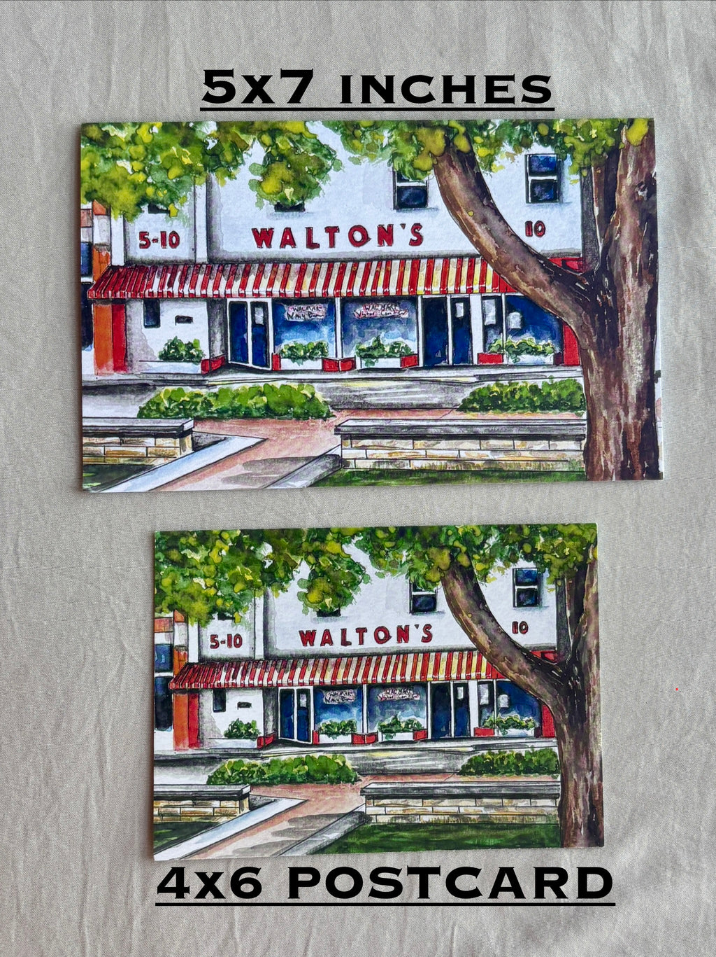 5x7 Razorback Greenway Print Club