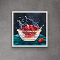 Raspberry Splash - PRINT 8x8 inches