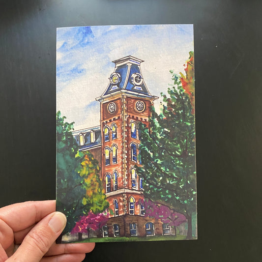 1 - 5x7 Folded Card - Old Main UofA