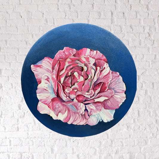 Rose in The Round - ORIGINAL 8 inch diameter