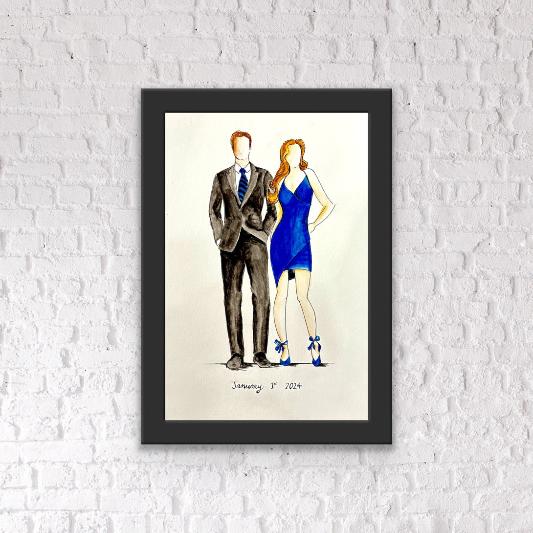 Watercolor Guest Keepsake