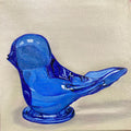 Blue Bird - Print 8x8 inches Framed