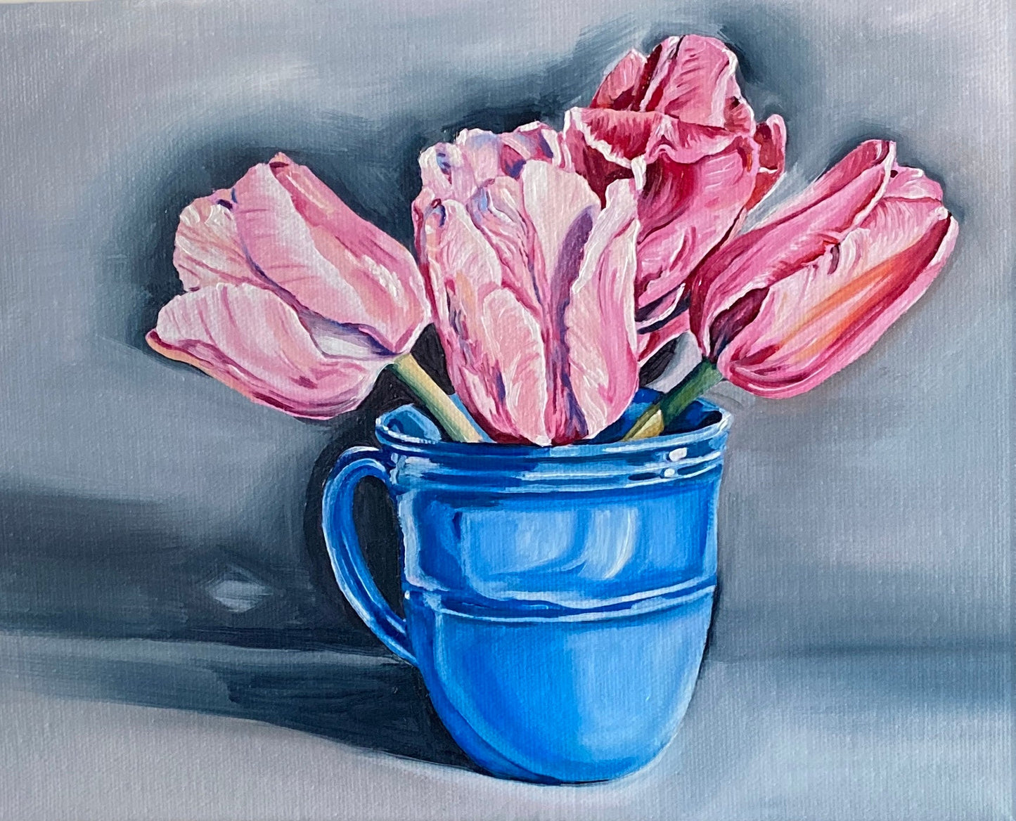 Pink Tulips - Print 8x10 inches