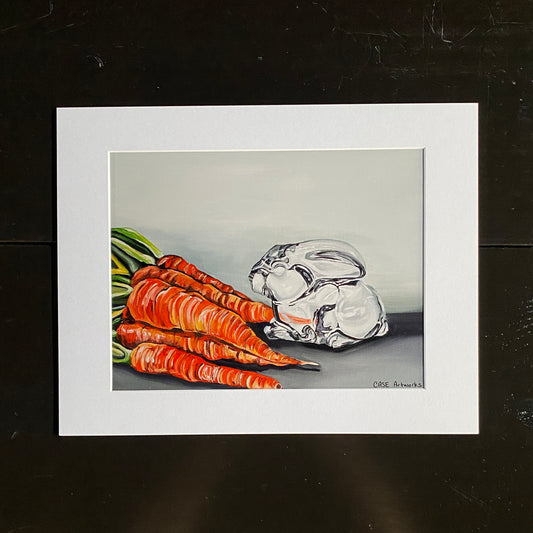 Glass Bunny - PRINT 8x10 inches