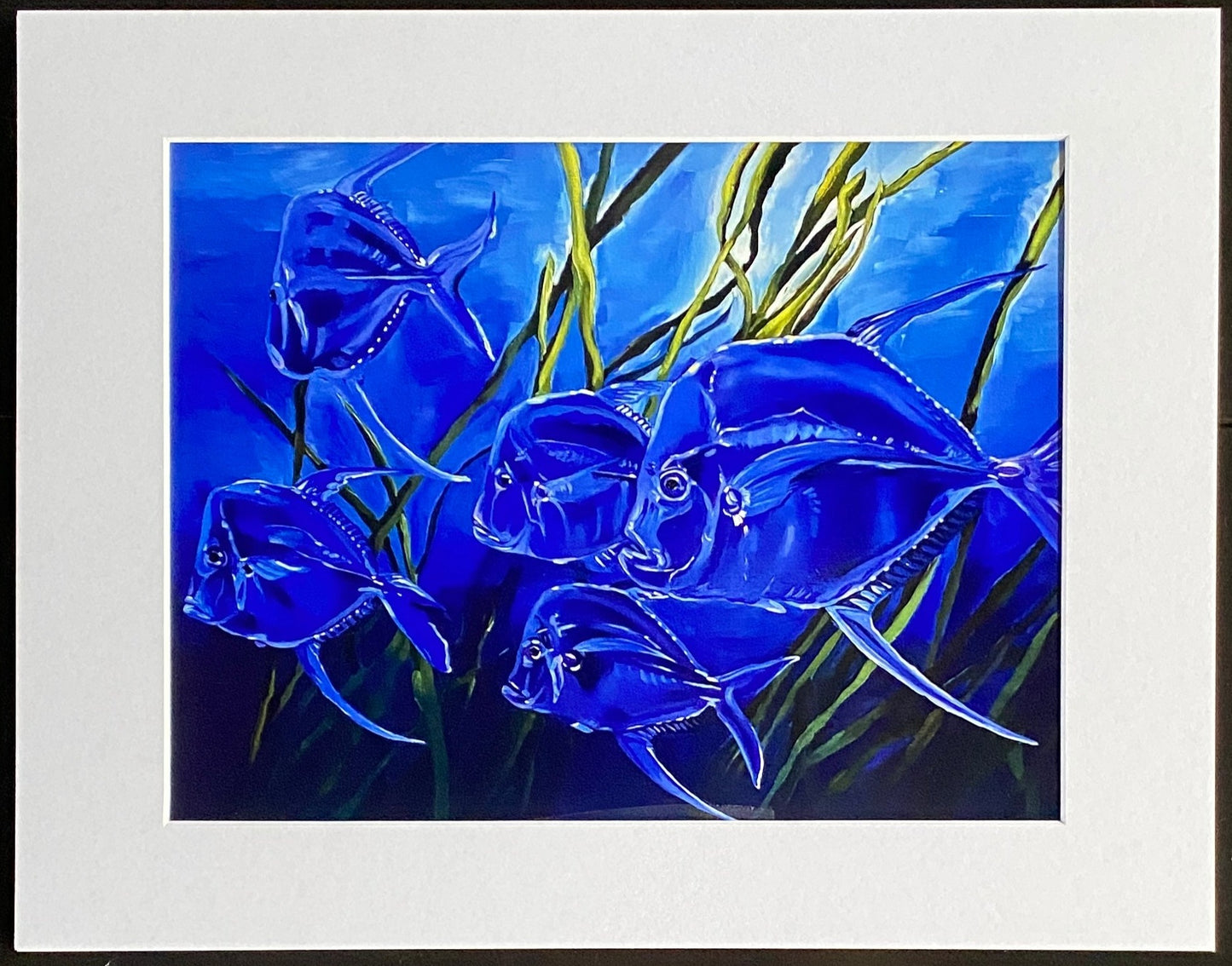 Blue Fish- PRINT 8x10 inches