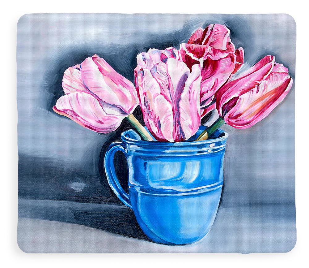 Pink Tulips - Blanket