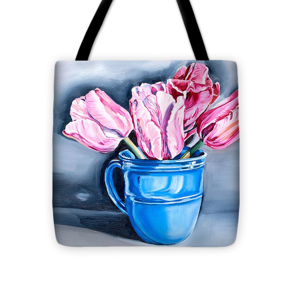 Pink Tulips - Tote Bag