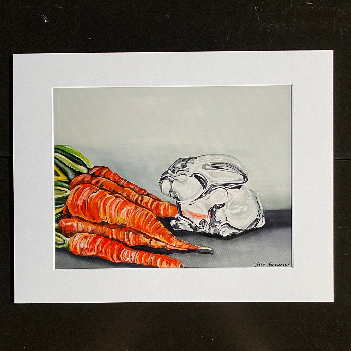 Glass Bunny - PRINT 8x10 inches