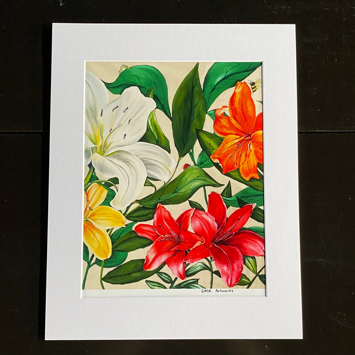 Lilies Two - PRINT 8x10 inches