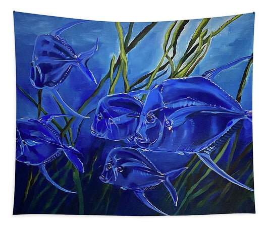 Blue Fish - Tapestry