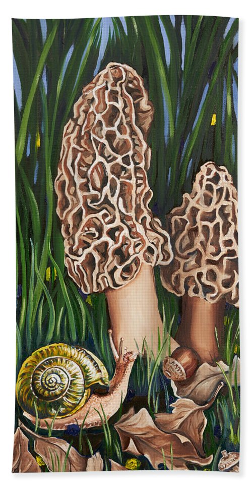 Low Morels - Beach Towel